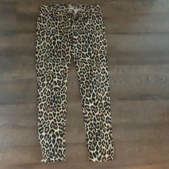 kate spade Pants - Kate Spade Leopard Denim pants